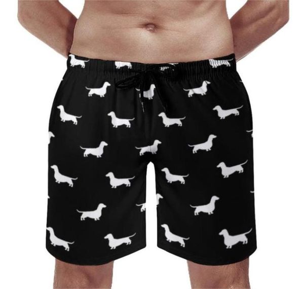men039s shorts wiener dog print board dachshund silhouette beach short pants males classic design swimming trunksm7196705, White;black
men039s shorts wiener dog print board dachshund silhouette beach short pants males classic design swimming trunksm7196705, White;black