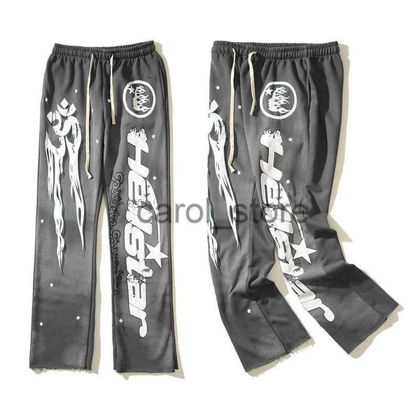 men's pants gray hellstar sweatpant flared pants men women drawstring heavyweight terry jogger trousers j230804, Black
men's pants gray hellstar sweatpant flared pants men women drawstring heavyweight terry jogger trousers j230804, Black