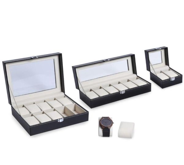 2 6 10 grids pu leather watch box case professional holder organizer for clock watches jewelry boxes case display2986842, Black;white
2 6 10 grids pu leather watch box case professional holder organizer for clock watches jewelry boxes case display2986842, Black;white