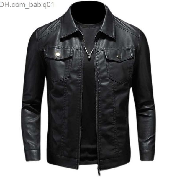 men's leather faux leather men's fashion motorcycle leather jacket slim fit lapel pu leather jacket new multi pocket windproof lea, Black
men's leather faux leather men's fashion motorcycle leather jacket slim fit lapel pu leather jacket new multi pocket windproof lea, Black