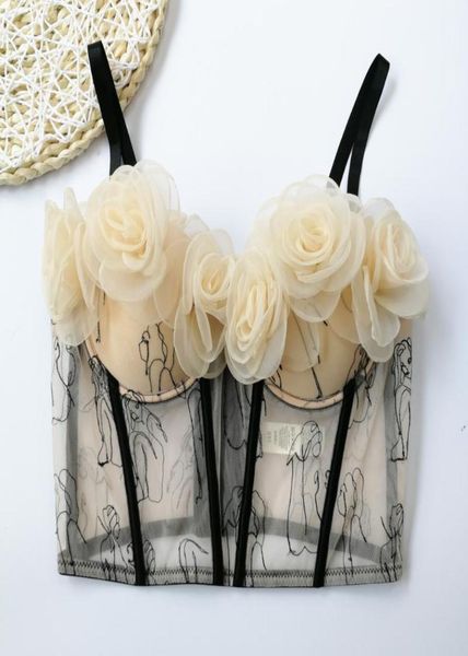 women039s tanks camis cupnaya flower aqqliques women sweet gauze crop push up bustier corset bralette inside camisol9681519, White
women039s tanks camis cupnaya flower aqqliques women sweet gauze crop push up bustier corset bralette inside camisol9681519, White