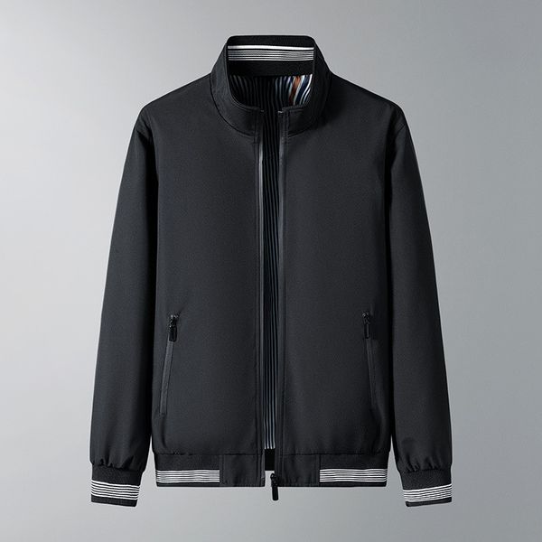 men s jackets spring autumn male bomber jacket casual streetwear coats simple british style windbreaker 6xl 7xl 8xl 230803, Black;brown 
men s jackets spring autumn male bomber jacket casual streetwear coats simple british style windbreaker 6xl 7xl 8xl 230803, Black;brown