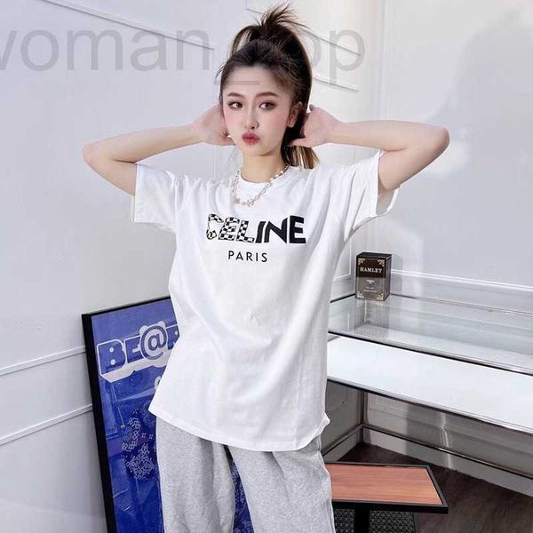 women's t-shirt designer ce family checkerboard letter printing short sleeve t-shirt age reducing foreigner versatile loose spring/summ, White
women's t-shirt designer ce family checkerboard letter printing short sleeve t-shirt age reducing foreigner versatile loose spring/summ, White