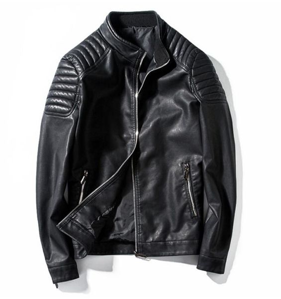 whole motorcycle jacket mens leather jacket male casual stand collar fashion bomber jacket jaqueta de couro masculino outwear8134732, Black
whole motorcycle jacket mens leather jacket male casual stand collar fashion bomber jacket jaqueta de couro masculino outwear8134732, Black