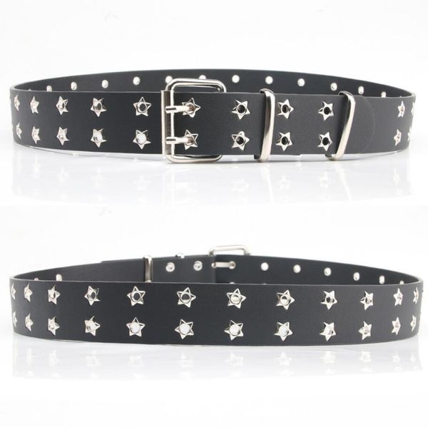 new star double pin hole belt women's fashion versatile casual punk jeans decorative belt girls summer outdoor cool belt, Black;brown
new star double pin hole belt women's fashion versatile casual punk jeans decorative belt girls summer outdoor cool belt, Black;brown