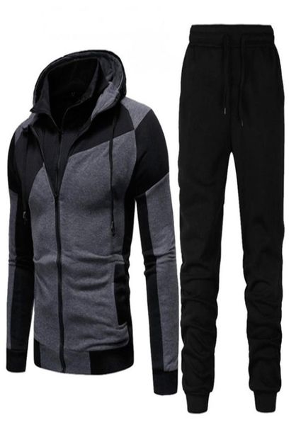 new men039s autumn winter sets zipper hoodiepants two pieces casual tracksuit male sportswear gym brand clothing sweat suit 208435938, Gray
new men039s autumn winter sets zipper hoodiepants two pieces casual tracksuit male sportswear gym brand clothing sweat suit 208435938, Gray