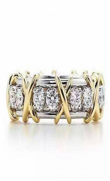 lady's 925 sterling silver tanzanite couple rings yellow gold eternal band wedding ring for women brand jewelry size 5-121958849, Slivery;golden
lady's 925 sterling silver tanzanite couple rings yellow gold eternal band wedding ring for women brand jewelry size 5-121958849, Slivery;golden
