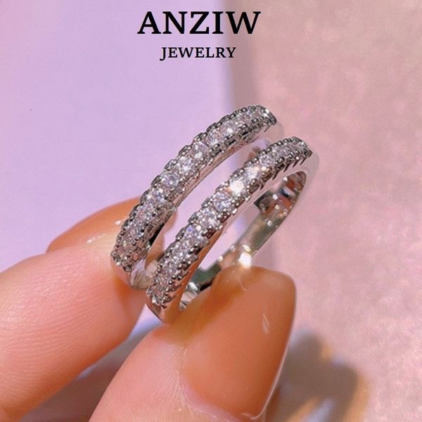 wedding rings d color vvs1 vintage double row engagement for women real 100 925 sterling silver band fine jewelry gift 230804, Slivery;golden
wedding rings d color vvs1 vintage double row engagement for women real 100 925 sterling silver band fine jewelry gift 230804, Slivery;golden