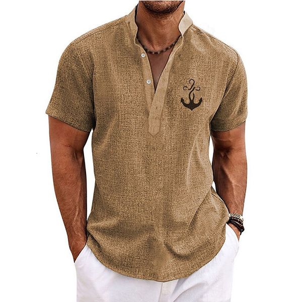 men's casual shirts vintage henley short sleeve 3d anchor graphic clothing daily designer apparel streetwear mens hawaiian 230804, White;black
men's casual shirts vintage henley short sleeve 3d anchor graphic clothing daily designer apparel streetwear mens hawaiian 230804, White;black