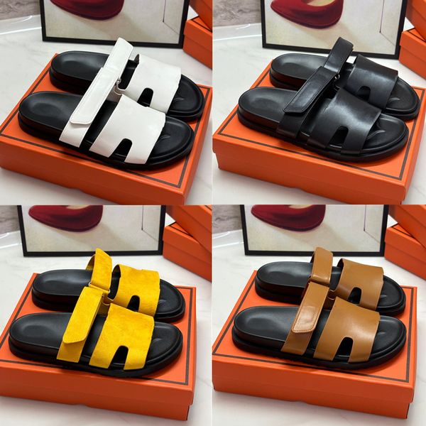designer womens slide oran classic h slippers fashion epsom calf suede flat sandals, Black
designer womens slide oran classic h slippers fashion epsom calf suede flat sandals, Black