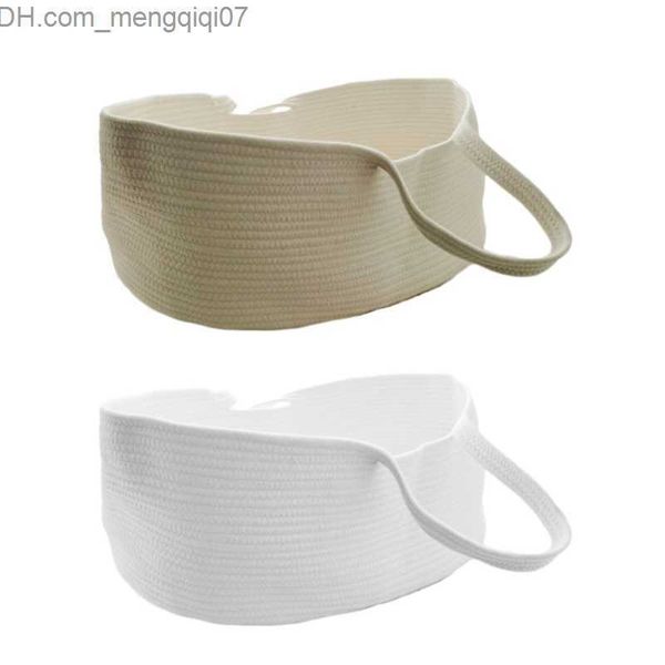 bassinets cradles soft and comfortable baby basket carrier cotton rope woven baby bed portable baby bed cradle baby bed decoration z230804
bassinets cradles soft and comfortable baby basket carrier cotton rope woven baby bed portable baby bed cradle baby bed decoration z230804