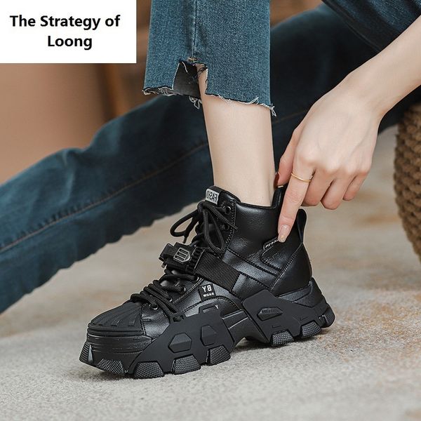 dress shoes spring autumn women genuine leather y bottom single fashion unique platform lace up leisure high 230321 230803, Black
dress shoes spring autumn women genuine leather y bottom single fashion unique platform lace up leisure high 230321 230803, Black
