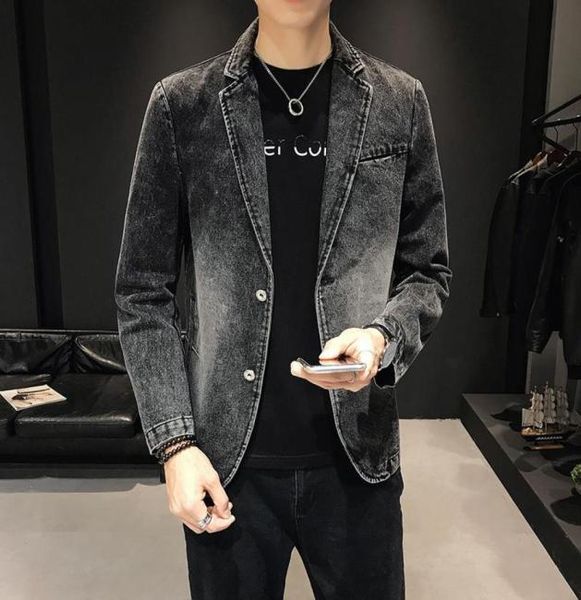men039s suits blazers spring autumn men denim suit jackets casual solid color lapel single breasted jeans jacket slim fit out9010152, White;black
men039s suits blazers spring autumn men denim suit jackets casual solid color lapel single breasted jeans jacket slim fit out9010152, White;black