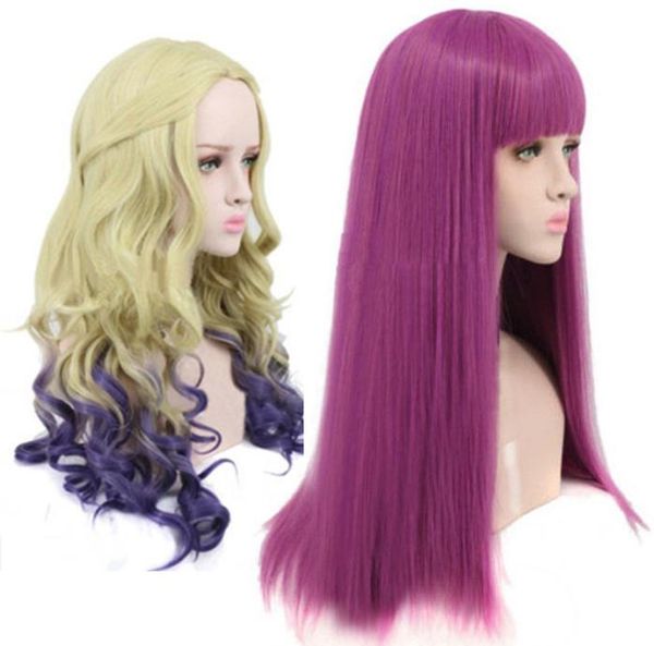 descendants 2 mal cosplay wig synthetic fashion costume wigs5091075, Silver