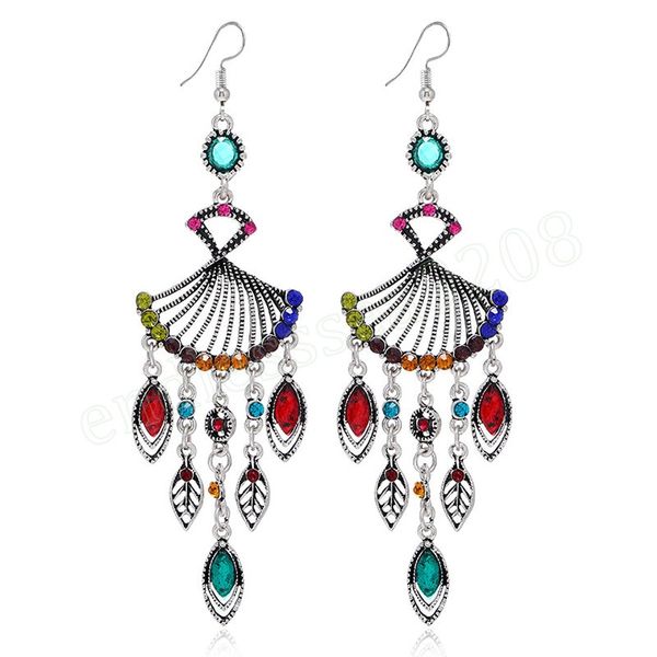 ethnic long vintage rhinestone water drop tassel earrings for women silver color metal hollow fan-shaped dangel earrings jewelry
ethnic long vintage rhinestone water drop tassel earrings for women silver color metal hollow fan-shaped dangel earrings jewelry
