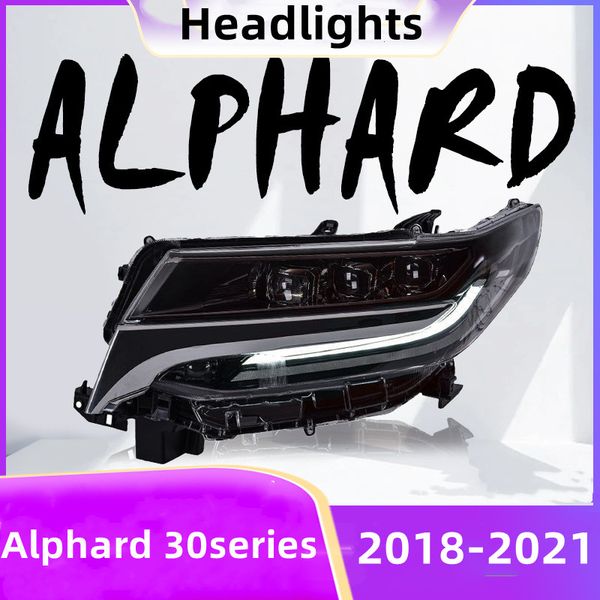 car styling driving lights for alphard 30 series 2018-2021 headlight led assembly modified version with 3 eyes headlamp
car styling driving lights for alphard 30 series 2018-2021 headlight led assembly modified version with 3 eyes headlamp