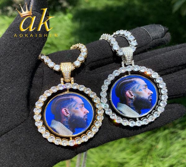 custom made po rotating doublesided medallions pendant necklace 4mm tennis chain zircon men039s hip hop jewelry 2x165 inch4725504, Silver
custom made po rotating doublesided medallions pendant necklace 4mm tennis chain zircon men039s hip hop jewelry 2x165 inch4725504, Silver