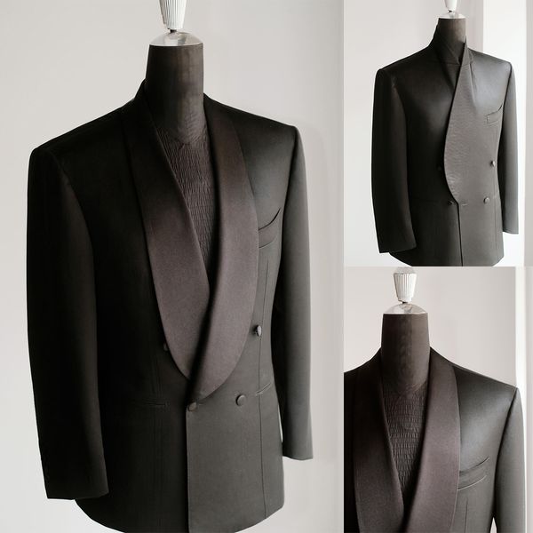 black wedding mens tuxedos shawl lapel groom wear business office slim fit jacket for male custom made only coat, Black;gray
black wedding mens tuxedos shawl lapel groom wear business office slim fit jacket for male custom made only coat, Black;gray