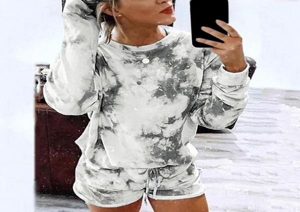 women039s tracksuits lounge wear shirts long sleeve two piece set shorts women ensemble femme tie dye pijama camisetas summer 29936443, Gray
women039s tracksuits lounge wear shirts long sleeve two piece set shorts women ensemble femme tie dye pijama camisetas summer 29936443, Gray