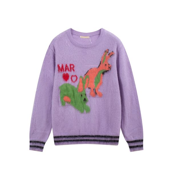 designer sweater cartoon rabbit print marn men women lovers couple round neck knitwear men women fashion letter purple knit long sleeve clot, White;black
designer sweater cartoon rabbit print marn men women lovers couple round neck knitwear men women fashion letter purple knit long sleeve clot, White;black
