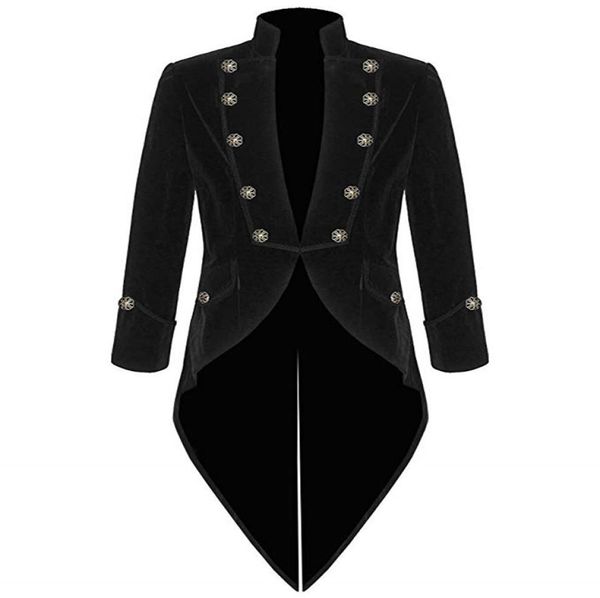 men039s velvet long tailcoat jacket steampunk halloween cosplay costume victorian gothic coat stand collar overcoat for casual6090625, White;black
men039s velvet long tailcoat jacket steampunk halloween cosplay costume victorian gothic coat stand collar overcoat for casual6090625, White;black