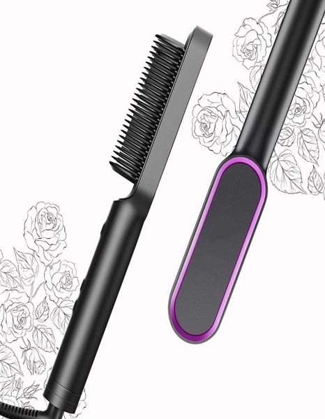 professional hair straightener brush heated comb straightening combs hair straight curly styling antiscald ceramic straightener8765514, Silver
professional hair straightener brush heated comb straightening combs hair straight curly styling antiscald ceramic straightener8765514, Silver