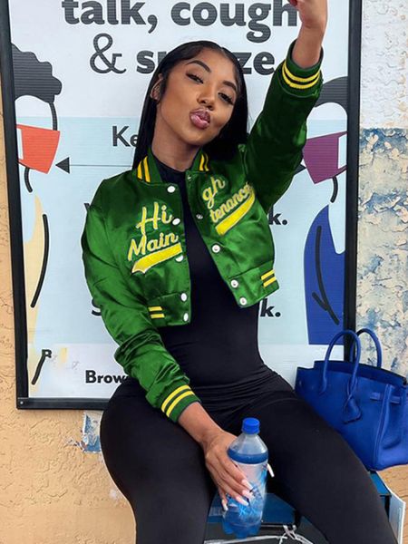 women's jackets letter embroidery women's bomber jacket y2k streetwear fashion single breasted slim short coats varsity jackets ou, Black;brown
women's jackets letter embroidery women's bomber jacket y2k streetwear fashion single breasted slim short coats varsity jackets ou, Black;brown