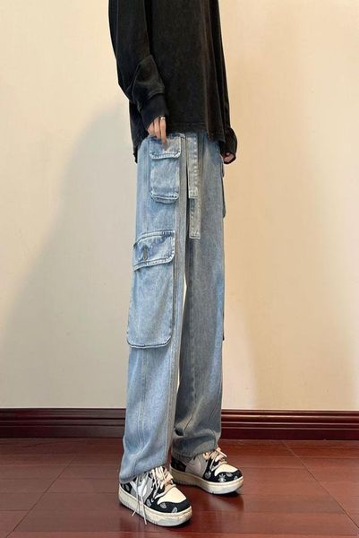 men039s jeans men purple multipockets cargo jean pants men039s straight baggy streetwear hip hop neutral denim trousers 5 c6353617, Blue
men039s jeans men purple multipockets cargo jean pants men039s straight baggy streetwear hip hop neutral denim trousers 5 c6353617, Blue