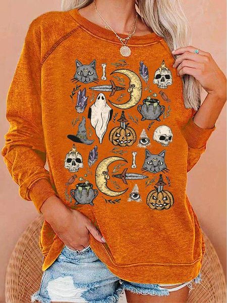 hbp halloween desinger for women print hoodies jumper skull beast pumpkin pattern digital printed round neck long sleeved fashion mens women, Black
hbp halloween desinger for women print hoodies jumper skull beast pumpkin pattern digital printed round neck long sleeved fashion mens women, Black