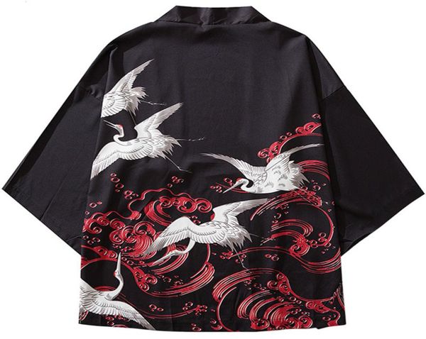 januarysnow japanese kimono jackets crane lucky red cloud print 2019 mens harajuku streetwear jacket coat hip hop thin gown japan 9528582, Black;brown
januarysnow japanese kimono jackets crane lucky red cloud print 2019 mens harajuku streetwear jacket coat hip hop thin gown japan 9528582, Black;brown