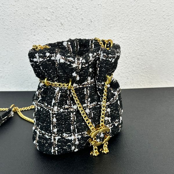 luxury designer womens tweed drawstring bucket bags quilted crossbody crush gold metal hardware handle totes crossbody shoulder black handba
luxury designer womens tweed drawstring bucket bags quilted crossbody crush gold metal hardware handle totes crossbody shoulder black handba