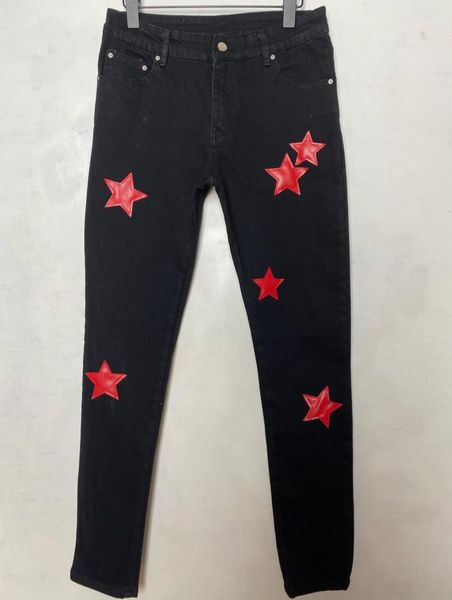 mens jeans pants long skinny leather black red white fivepointed star destroy the quilt ripped straight hole fashion designer jea9502597, Blue
mens jeans pants long skinny leather black red white fivepointed star destroy the quilt ripped straight hole fashion designer jea9502597, Blue