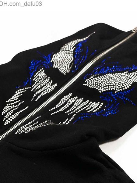 men's hoodies sweatshirts y2k clothing street clothing hoodie men's rhinestone skeleton oversized sweatshirt y2k zipper hoodie aut, Black
men's hoodies sweatshirts y2k clothing street clothing hoodie men's rhinestone skeleton oversized sweatshirt y2k zipper hoodie aut, Black