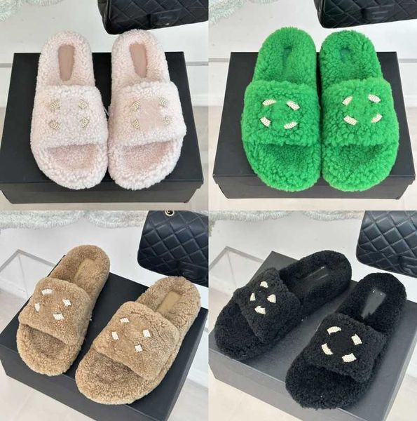 shearling slippers interlocking c buckle fur slides for lady women australia wool mule thick bottom logo sandals slip on flip flops platform, Black
shearling slippers interlocking c buckle fur slides for lady women australia wool mule thick bottom logo sandals slip on flip flops platform, Black