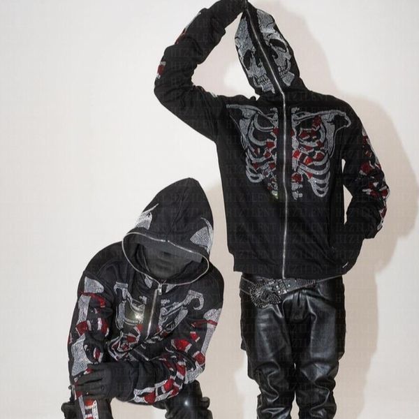 women's hoodies sweatshirts y2k funny skeleton zip oversized sweatshirt goth hoodie men women grunge hooded jacket streetwear 2000s clo, Black
women's hoodies sweatshirts y2k funny skeleton zip oversized sweatshirt goth hoodie men women grunge hooded jacket streetwear 2000s clo, Black
