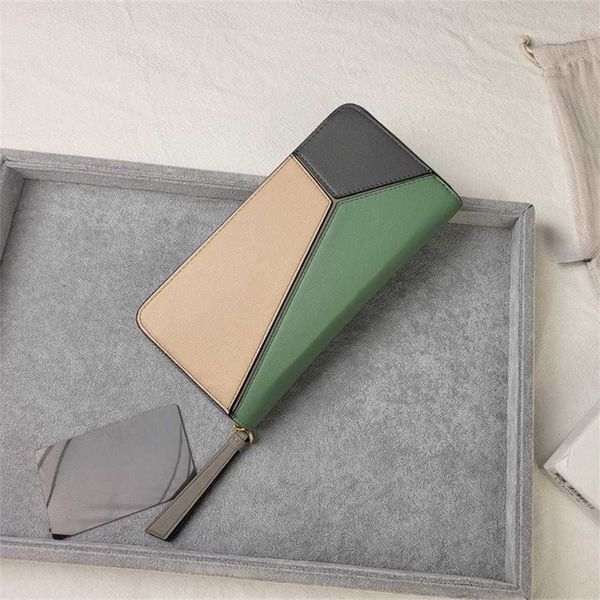 7a high beauty genuine leather wallet with geometric splice pattern colored zipper bag with large capacity crossbody shoulder loeweebags han
7a high beauty genuine leather wallet with geometric splice pattern colored zipper bag with large capacity crossbody shoulder loeweebags han