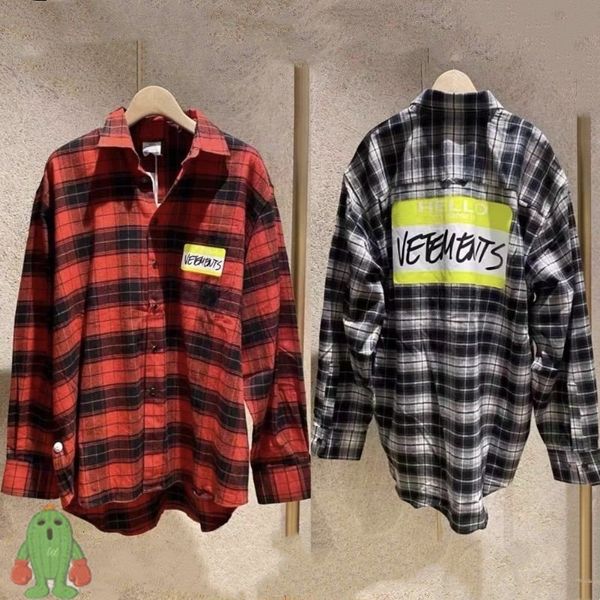 men's casual shirts drop vetements check yellow label letter print long sleeve cardigan oversize men women vtm shirt 230804, White;black
men's casual shirts drop vetements check yellow label letter print long sleeve cardigan oversize men women vtm shirt 230804, White;black