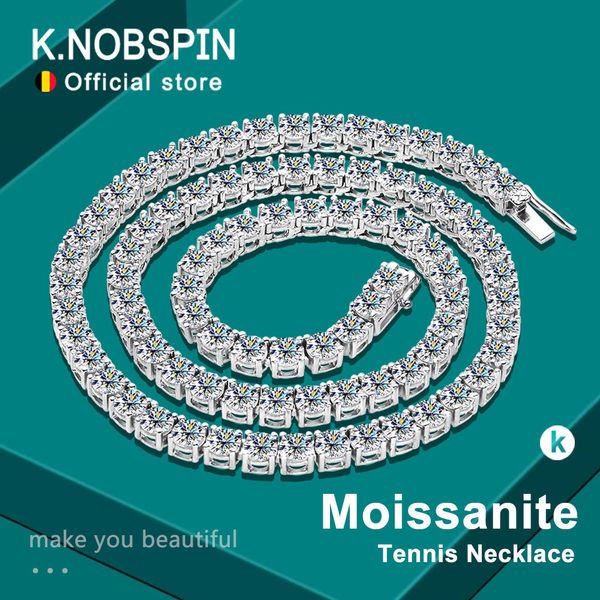 pendant necklaces knobspin d color tennis necklace 925 sterling sliver plated 18k gold for woman man hiphop party jewelry 230804, Silver
pendant necklaces knobspin d color tennis necklace 925 sterling sliver plated 18k gold for woman man hiphop party jewelry 230804, Silver