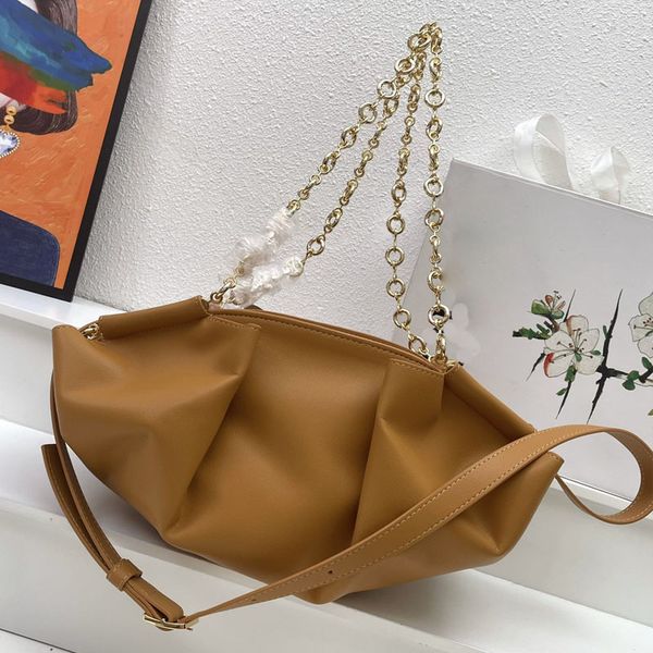 chain shoulder bag hobos soft calfskin leather elegant totes solid handbag purse crossbody bags detachable adjustable strap zipper closure c
chain shoulder bag hobos soft calfskin leather elegant totes solid handbag purse crossbody bags detachable adjustable strap zipper closure c