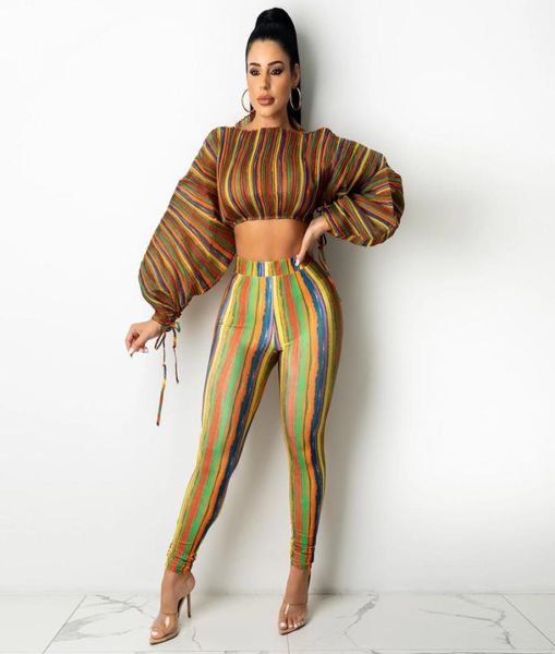 women039s two piece pants striped print lantern sleeve set women and matching sets woman fall clothes outfits4356209, White
women039s two piece pants striped print lantern sleeve set women and matching sets woman fall clothes outfits4356209, White