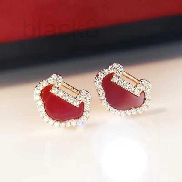 charm designer thickened electroplated kirin earrings, concentric lock, long life lock personalized fashionable style, korean micro inlaid f, Golden 
charm designer thickened electroplated kirin earrings, concentric lock, long life lock personalized fashionable style, korean micro inlaid f, Golden