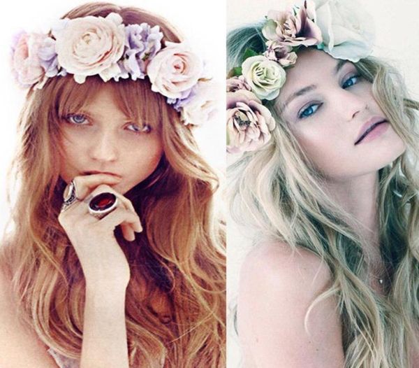 boho flower crown festival headband wedding garland floral hairband accessories r45129044, Black;brown
boho flower crown festival headband wedding garland floral hairband accessories r45129044, Black;brown