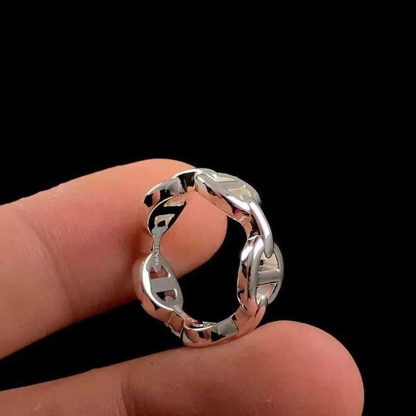 band rings designer cold wind h pig nose thickened plating 18k rose gold personalized new ring sense ornament design for small market vi63, Silver
band rings designer cold wind h pig nose thickened plating 18k rose gold personalized new ring sense ornament design for small market vi63, Silver
