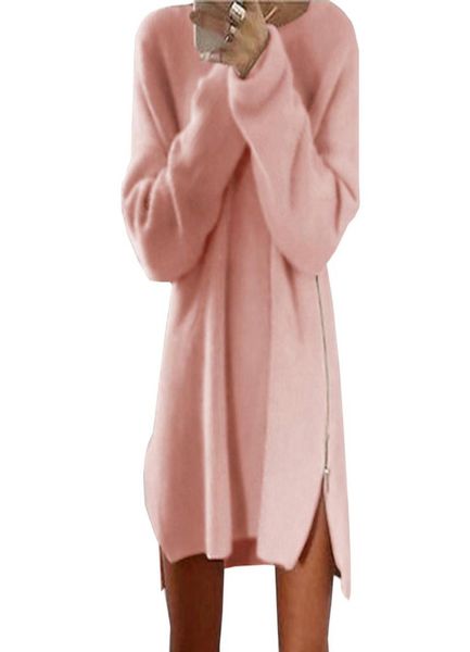 elegant autumn long sleeve sweater dress women casual 2017 zipper kintted loose winter tunic dresses robe hiver vetement femme216a5366757, Black;gray
elegant autumn long sleeve sweater dress women casual 2017 zipper kintted loose winter tunic dresses robe hiver vetement femme216a5366757, Black;gray