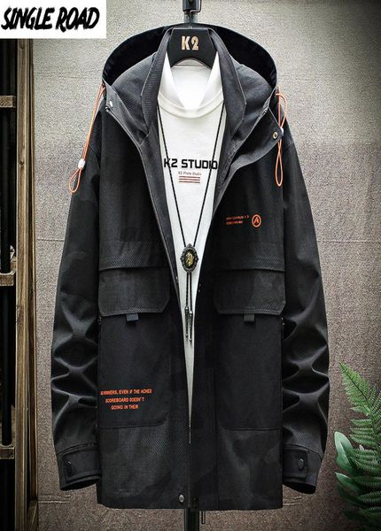 singleroad mens jacket men 2020 hooded windbreaker coat korean hip hop japanese streetwear side pockets cargo jackets for men3278699, Black;brown
singleroad mens jacket men 2020 hooded windbreaker coat korean hip hop japanese streetwear side pockets cargo jackets for men3278699, Black;brown