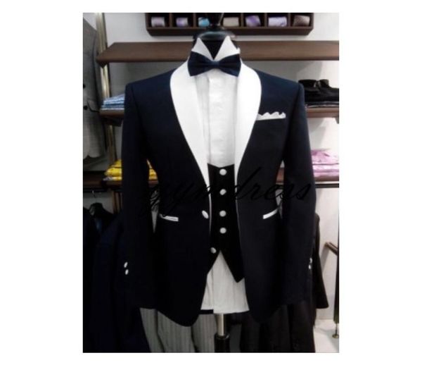 black groom tuxedos white shawl lapel groomsmen suit man wedding suits bridegroom jacketpantsvestbow2593172, Black;gray
black groom tuxedos white shawl lapel groomsmen suit man wedding suits bridegroom jacketpantsvestbow2593172, Black;gray