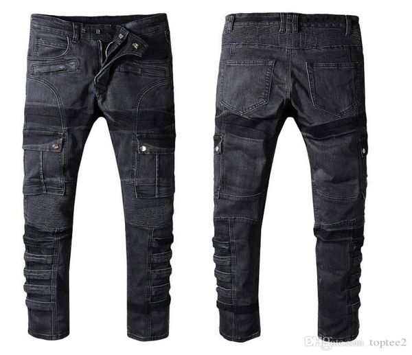 2018 fashion men039s jeans designer shredded pants distressed embroidery jeans luxury motorcycle men biker jeans trouser8628471, Blue
2018 fashion men039s jeans designer shredded pants distressed embroidery jeans luxury motorcycle men biker jeans trouser8628471, Blue