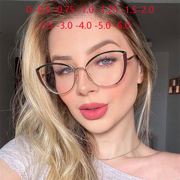reading glasses women anti blue rays cat eye prescription glasses for the nearsighted metal spring leg short-sight eyewear 0 -0.5 -0.75 to -
reading glasses women anti blue rays cat eye prescription glasses for the nearsighted metal spring leg short-sight eyewear 0 -0.5 -0.75 to -
