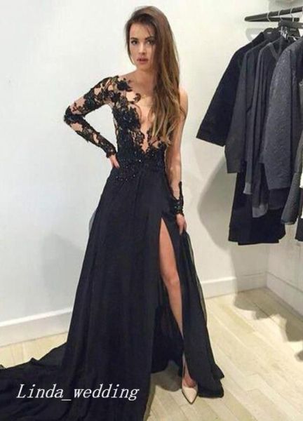 gorgeous black long prom dress sheer lace side slit special occasion dress evening party dress women wear4523835
gorgeous black long prom dress sheer lace side slit special occasion dress evening party dress women wear4523835