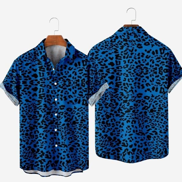 men's casual shirts 3d leopard graphic print short sleeve summer clothing turn down collar club blouse 230804, White;black
men's casual shirts 3d leopard graphic print short sleeve summer clothing turn down collar club blouse 230804, White;black